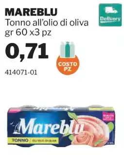 GrosMarket Tonno all'olio di oliva Mareblu offerta