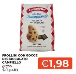 Mercatò Frollini con gocce di cioccolato Campiello offerta