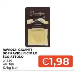 Mercatò Ravioli i giganti dop raviolificio lo scoiattolo offerta