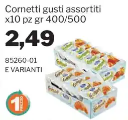 GrosMarket Cornetti gusti assortiti offerta
