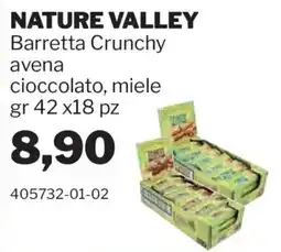 GrosMarket Nature Valley Barretta Crunchy avena cioccolato, miele offerta