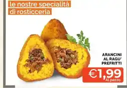 Mercatò Arancini al ragu' prefritti offerta
