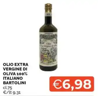 Olio extra vergine di oliva 100% italiano Bartolini