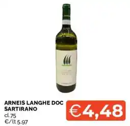 Mercatò Arneis Langhe Doc Sartirano offerta