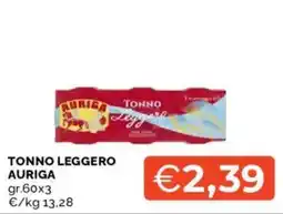 Mercatò Tonno leggero Auriga offerta