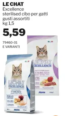 GrosMarket Le Chat Excellence sterilised cibo per gatti offerta