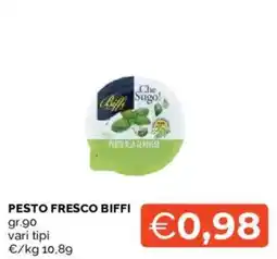 Mercatò Pesto fresco Biffi offerta