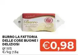 Mercatò Burro La Fattoria delle cose buone i deliziosi offerta