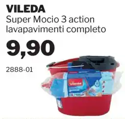 GrosMarket Vileda Super Mocio 3 action lavapavimenti completo offerta