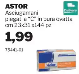 GrosMarket Asciugamani piegati a "C" in pura ovatta offerta