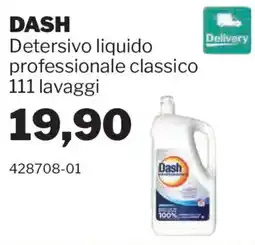GrosMarket Dash Detersivo liquido professionale classico offerta