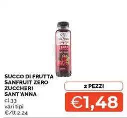 Mercatò Succo di frutta Sanfruit Zero offerta