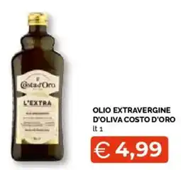 Mercatò Extra Olio extravergine d'oliva costo d'oro offerta