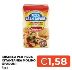 Mercatò Miscela per pizza istantanea molino spadoni offerta