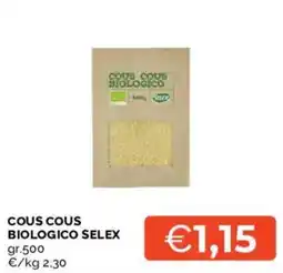 Mercatò Cous cous biologico selex offerta