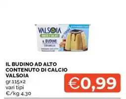Mercatò Il budino ad alto contenuto di calcio ValsOia offerta