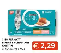 Mercatò Extra Cibo per gatti bifensis purina one offerta