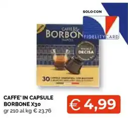 Mercatò Extra Caffè in capsule Borbone offerta