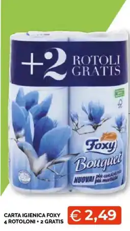 Mercatò Extra Carta igienica Foxy Bouquet offerta
