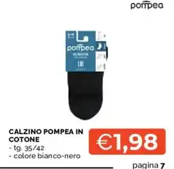 Mercatò Calzino pompea in cotone offerta