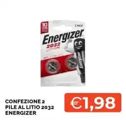 Mercatò Pile al litio 2032 Energizer offerta