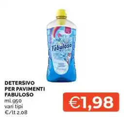 Mercatò Detersivo per pavimenti Fabuloso offerta