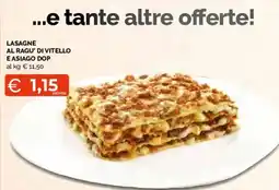 Mercatò Extra Lasagne al ragu' di vitello e asiago dop offerta
