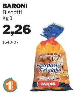 GrosMarket Biscotti Baroni offerta