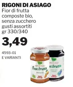 GrosMarket Rigoni di Asiago Fior di frutta offerta