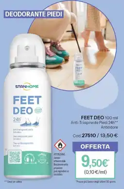 Stanhome Stanhome Feet Deo offerta