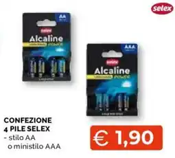 Mercatò Extra Pile Selex Alcaline offerta