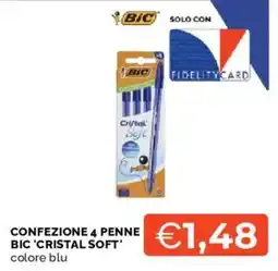 Mercatò BIC 'CRISTAL SOFT' colore blu offerta
