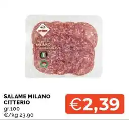 Mercatò Salame milano Citterio offerta