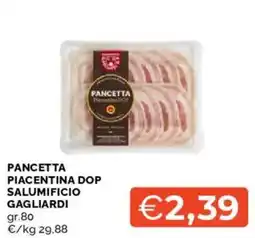 Mercatò Pancetta piacentina dop offerta