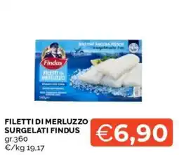 Mercatò Filetti di merluzzo surgelati Findus offerta