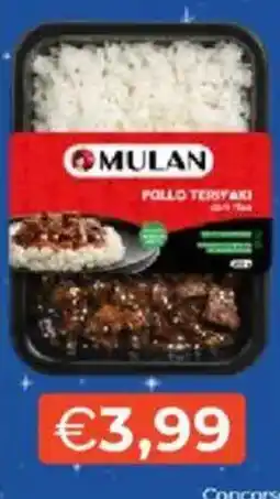 Mercatò Mulan pollo teriyaki offerta