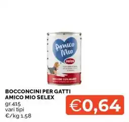 Mercatò Bocconcini per gatti Amico Mio Selex offerta