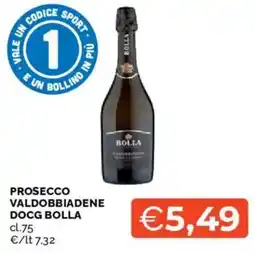 Mercatò Prosecco Valdobbiadene DOCG Bolla offerta