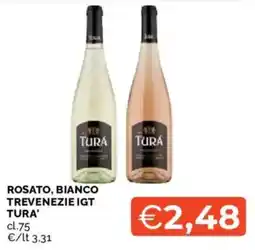 Mercatò Rosato, Bianco Trevenezie IGT Tura' offerta