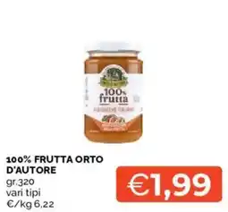 Mercatò 100% frutta orto d'autore offerta