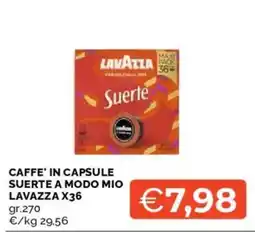 Mercatò Caffè in capsule Suerte a modo mio Lavazza offerta