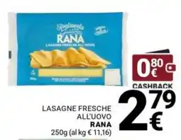Supermercati Gulliver Lasagne fresche all'uovo Rana offerta
