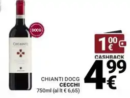 Supermercati Gulliver Chianti Docg Cecchi offerta