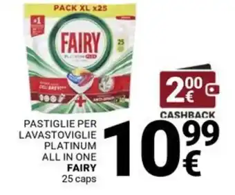 Pastiglie per lavastoviglie Platinum All in One Fairy
