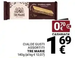 Supermercati Gulliver Cialde gusti assortiti Tre Marie offerta
