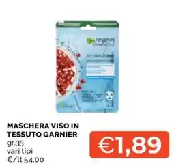 Mercatò Maschera viso in tessuto Garnier offerta