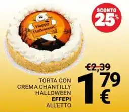 Supermercati Gulliver Torta con crema chantilly halloween effepi all'etto offerta