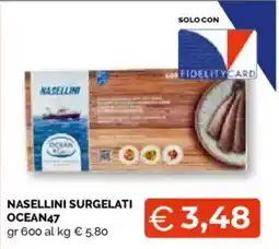 Mercatò Extra Nasellini surgelati Ocean47 offerta