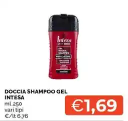 Mercatò Doccia shampoo gel Intesa offerta