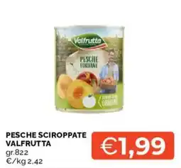 Mercatò Pesche sciroppate Valfrutta offerta